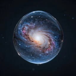galaxy inside a raindrop