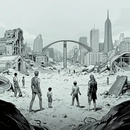 graphic novel, end of humanity