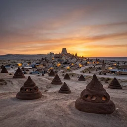 amazing landscape photo of poop city, sunset by marc adamus, beautiful dramatic lighting
