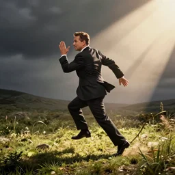 Rick Astley running around and hurting you