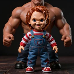 screaming chucky doll wrestling hulk hogan wrestlemania iii