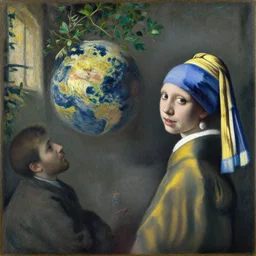 a painting so beautiful and universally loved it creates peace on earth by claude monet and johannes vermeer and velazquez and cezanne, masterpiece