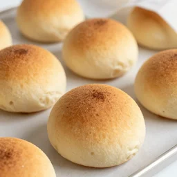 very soft and toasted buns, perfectly cooked, no imperfections, studio lighting