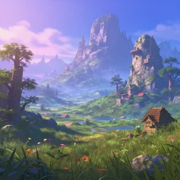 a gorgeous landscape from castlevania, in the style of thomas cole and pixar. beautiful beyond imagination! enchanting, mysterious, alluring, dreamy, nostalgic. hyperrealism, high detail 8 k, smooth gradient cgi, path tracing, trending on artstation