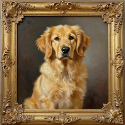 the king's german shepard portrait by greg hildebrant fancy royal baroque regal puppy oil painting high quality award winning golden