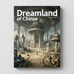 design for a science fiction magazine cover titled a dreamland of chinese, by hieronymous bosch