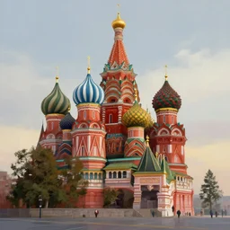 russia, digital painting