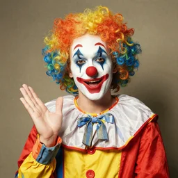 adam trevor as a clown