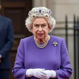 Mr. Bean as queen Elizabeth - n 4