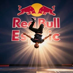 person doing extreme parkour stunt , action, photograph Red Bull epic