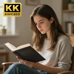 a girl reading a book, realistic, 8 k, extremely detailed, cgi, trending on artstation, hyper - realistic render, 4 k hd wallpaper, premium prints available, octane render, award winning, by greg rutkowski