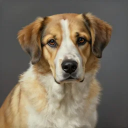A dog that looks like Wilford Brimley, by Sir James Guthrie, hyperrealism