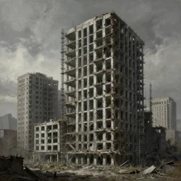 a beautiful very detailed painting of abandoned building architecture city secret backroom unfinished building by william pereira, darkacademia sci - fi, archdaily, wallpaper, highly detailed, trending on artstation.