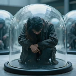 trapped inside an endless impermeable glass dome