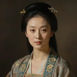 A portrait of a Chinese old beauty, ancient art, art by greg rutkowski, matte painting, trending on art station