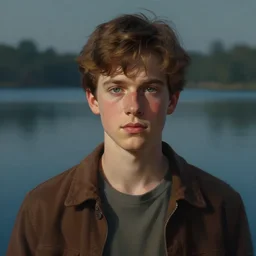 real life timmy turner portrait, dramatic light, lake background, 2 0 0 mm focal length, painted by stanley lau, painted by greg rutkowski, painted by stanley artgerm, digital art, trending on artstation