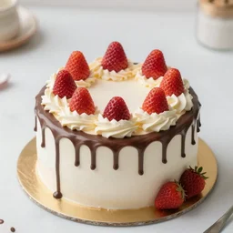 birthday cake 4 k photrealistic sharp focus