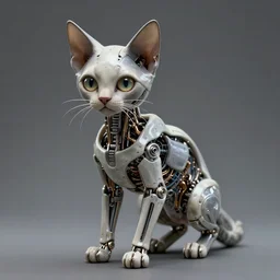Biomechanical kitten by H.R Giger