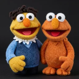 craig robinson darryl as a muppet. highly detailed felt. hyper real photo. 4 k.