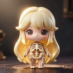 cute nendoroid of a skeleton girl