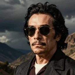 a very cool simon bolivar with sunglasses
