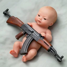 Fetus with an ak-47