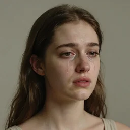 dove shed a tear of sadness, portrait, surrealism, 4k,