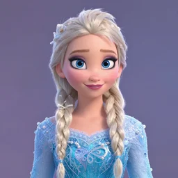 Jennifer Lawrence in Frozen Movie, High quality illustration, trending on artstation, octane render, 4k, Pixar rendering,