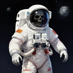 Undead Astronaut in Space by Gerald Brom