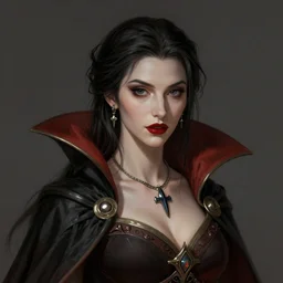 desirable Vampire woman, fantasy, intricate, elegant, highly detailed, digital painting, artstation, concept art, matte, sharp focus, illustration, art by artgerm and Greg Rutkowski, dreadjim, zeen chin