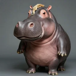 singer Madonna as an anthropomorphic Hippo, photorealistic, photographed in the style of Annie Leibovitz
