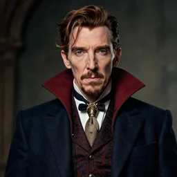 a highly detailed winchester portrait of stephen strange, james gurney, james jean