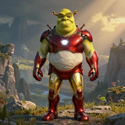 shrek as ironman