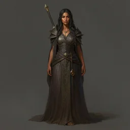 side shot centered painted portrait of maya ali wind sorcerer by logan preshaw, octane render, arcane, matte painting concept art behance hd artstation by rhads, lois van baarle, ilya kuvshinov