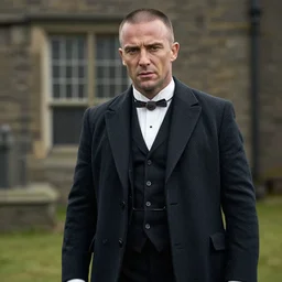 film still of Jason Statham!!! as Thomas Shelby in Peaky Blinders, 4k