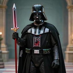 darth vader, as an enemy on a still from kingdom hearts ii