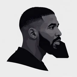 drake silhouette vector art