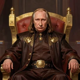 comic style portrait shot of vladimir putin as emperor palpatine on the throne in the star wars, elegant, highly detailed, digital painting, artstation, illustration,