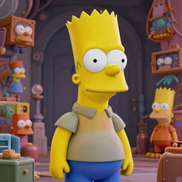 bart simpson like a human photographed by simon hjortek, unreal engine, portrait, f / 2. 8, 1 6 k, perfectionism, halfrear lighting, insanely detailed and intricate, hypermaximalist, hyper realistic, super detailed