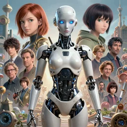 highly detailed surreal vfx portrait of a robot android, ex machina, ghost in the shell, alita battle angel, stephen bliss, unreal engine, greg rutkowski, loish, rhads, beeple, makoto shinkai and lois van baarle, ilya kuvshinov, rossdraws, tom bagshaw, global illumination, detailed and intricate environment