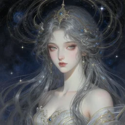 portrait of a celestial being, art by posuka demizu, tumblr, viennese actionism, fantasy, intricate and very very beautiful and elegant, highly detailed, digital painting, artstation, concept art, smooth and sharp focus, illustration
