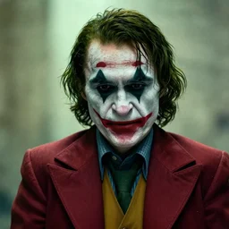 Christian Bale as the Joker, still from the dark knight, detailed, 4k