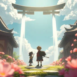 a wholesome animation key shot by studio ghibli, animation, sharp, rendered in unreal engine 5, focused, anime key art by greg rutkowski, donato giancola, bloom, dramatic lighting