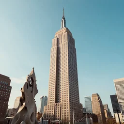 The Empire State Building in a parallel universe, designed by Antoni Gaudi