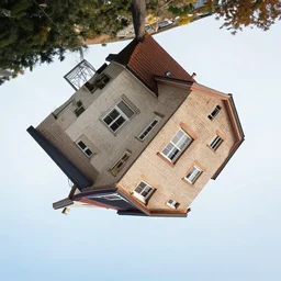 a house rotated 60 degrees