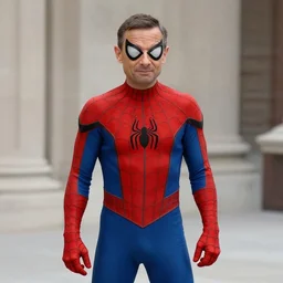 mr bean as spiderman