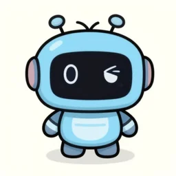 small cute robot digital art by sanrio