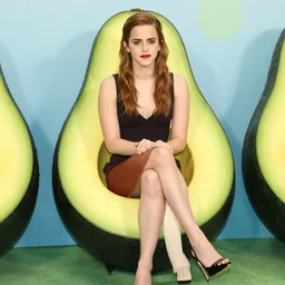 emma watson as an avocado chairs
