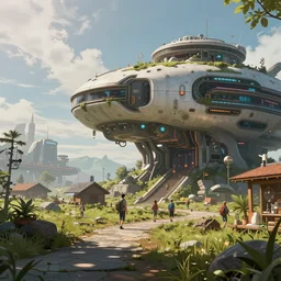 a world where stability ai can generate unrestricted imagery, solarpunk, trending on artstation, 4 k, 8 k