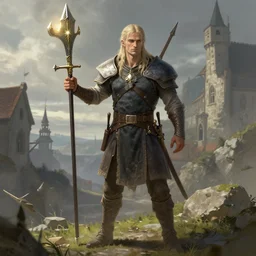 geralt of rivia by andreas achenbach